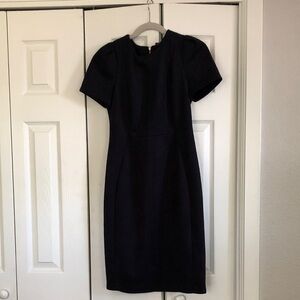 Calvin Klein Navy Short-Sleeve Sheath Dress